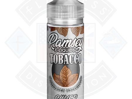 Ramsey Tobacco - Silver 0mg 100ml Shortfill Hot on Sale