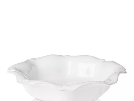 Berry & Thread Scalloped Pasta Bowl- Whitewash on Sale