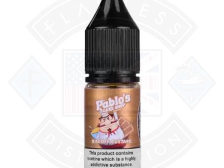 Pablos Cake Shop Salt Biscoff Custard 10ml Online Hot Sale