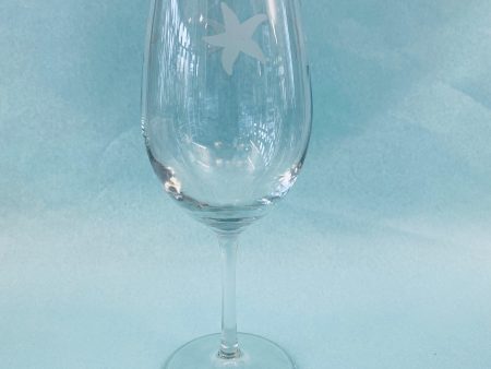 Custom Starfish Large Wine Glass Online