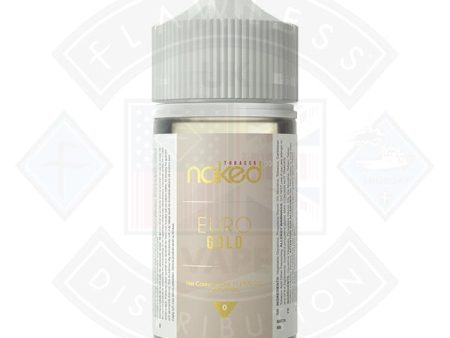 Naked - Euro Gold 0mg 50ml Shortfills on Sale