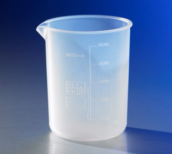 Reusable Plastic Low Form 50mL Beaker, Perfluoroal For Cheap